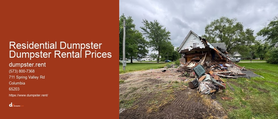 Dumpster Rental Cost